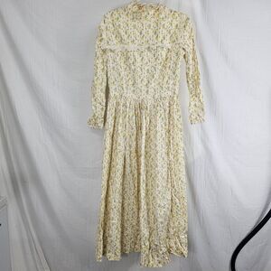 Coquette Prairie Dress Hand Made Bows Multicolor Measurements Included Fit Sz M